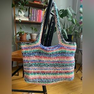 Crocheted Tote Bag